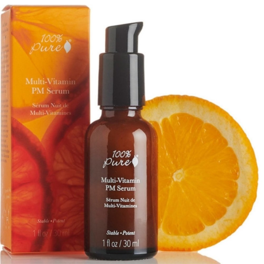 100% PURE Multi-Vitamin Antioxidants Potent PM Serum